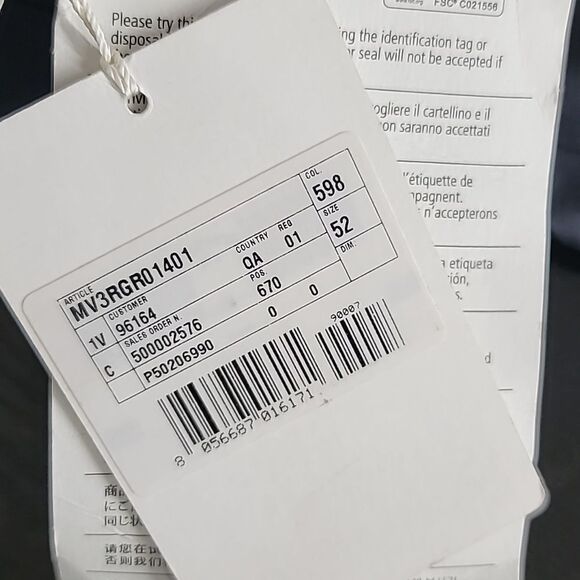 VALENTINO Cotton Straight Leg Pleated Cotton Trousers - Picture 10 of 11